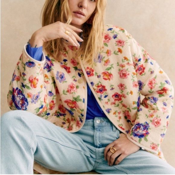 Sezane Jackets & Blazers - Sézane Farel Jacket in Monday Floral Print Size 38/6